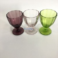 Paibee Embosed Wine Glasses Colored Glasses Restaurant Party Event Banquet