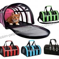 Dogs Cage Mesh Breathable Collapsible Pet Carrier Bag Carry Box