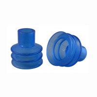 Blue Colored Silicone Rubber Suction Cups