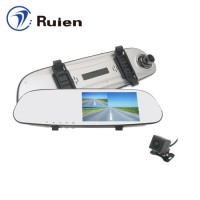 5 Inch Touch Screen Wide Screen 1080P Car DVR Recorder Dashcam Rearview Mirror Car Camera with Night