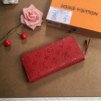 L-V Original Genuine Leather Wallet  Lady Purse  Clutch Bag