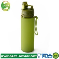 Easy Grip Soft Material Silicone Personalized Water Bottles