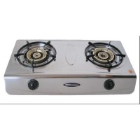 2 Burner Stainless Steel 710mm Gas Stove