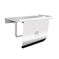 Luolin -Saver in Future- Paper Holder Stainless Steel 304 with Shelf Toilet Paper Roller  Tissue Hol