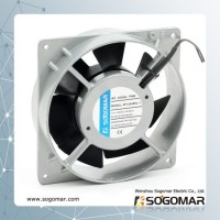 Sf12038 Silver Cooling Ventilation Plastic Blades AC Axial Fan for Duct