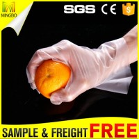 High Quality Food Grade Transparent Disposable CPE Gloves 100packs for Kitchen Household