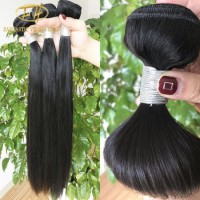 Wholesale 100% Unprocessed Virgin/Remy Brazilian/Indian Human Hair in Silk Straight with Facroty Pri