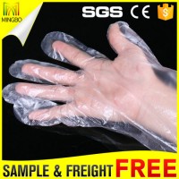 Factory Price OEM Polythene Clear Transparent PE HDPE Waterproof Protective Food Disposable Hand Pla