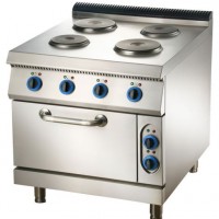 Electric 4-Plate Cooker with Oven