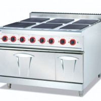 Commercial Restaurant Kitchen Use Stainless Steel Flat Top Electric Cooking Stove with 4 Burner Plat