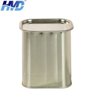 Food Grade Key Welded Pyramidal Empty Tin Cans for Canning Corned Beef 340g