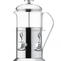 Elegent Design French Coffee Press with 304 Grade Stainless Cover