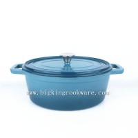 Enamel Cast Iron Cookware Casserole Dish with Ss Knob