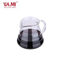 New Style Wholesale Yami Glass Water Jug for Drip Coffee