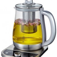 High Borosilicate Glass Kettle Stainless Steel Panel Chinese 3c Certification