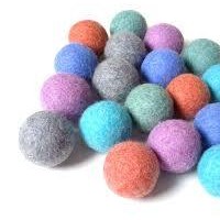 Wool Felt Ball Organic Wool Dryer Balls for Washing