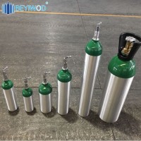Best Price China Supplier 1L/2.75L/4.55L/6.7L/10L/15.2L Aluminum Medical Oxygen Gas Cylinder