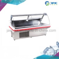 Serve-Over Cooked Food Showcase Chiller with Curved Glass
