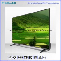 New Narrow Bezel Slim WiFi Android Smart FHD LED TV with Plastic Stand