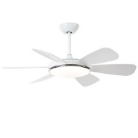 52 Inch ABS Blades 5 Speeds Remote Control DC Ceiling Fan with Light