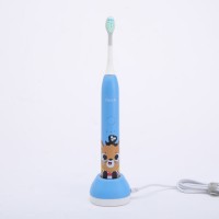 Sonic Electric Toothbrush for Children Kids USB Wireless Sensor Charging Blue Pirate Rat