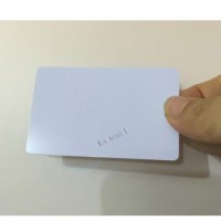 Printable Tk4100 125kHz Blank White RFID Plastic PVC Thin Card