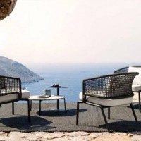 Outdoor Garden Dining Sets Hotel Patio Restaurant Furniture Rattan Chairs
