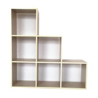 Livingroom Furniture Simple Wooden Step Cube Book Shelf