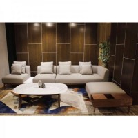 Modern Chinese Fabric Leisure Sofa Furniture in Livingroom