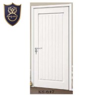 White Lacquer Hollow Core MDF Wood Flush Interior Doors