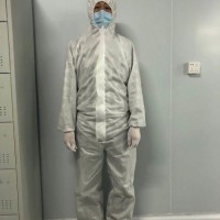 Disposable Hazmat Suit  Protective Chemical Coverall Suit