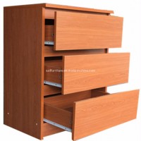 3 Layers 16mm Particle Board Drawers