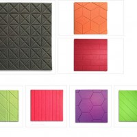 Perforated Carved Polyester Fiber Acoustic Panel for Decoration Wall