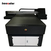 3 Head 3D Effect Cheapest Middle Size UV Flatbed Printer with Varnish Color