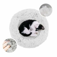 Pet Product Donut Dog Cat Bed  Anti-Slip Self-Warming Pet Bed