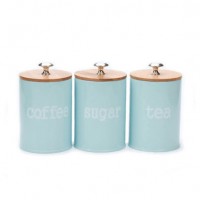 Metal Sugar Coffee Tea Tin Canister
