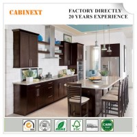 Home Furniture Modern Modular Kitchen Cabinetry Solid Wood