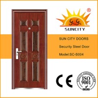 Latest 6 Panel Metal Door Design (SC-S004)