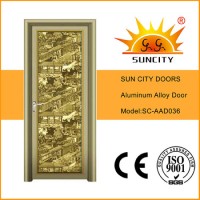 Top Quality Swing Single Interior Toilet Aluminum Doors (SC-AAD036)