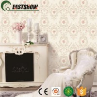 Luxury Damask PVC Wall Paper for Home