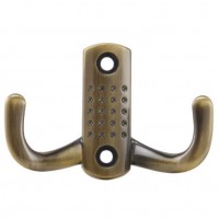 Antique Brass Zinc Alloy Double Hook Nordic Concise Style Hook