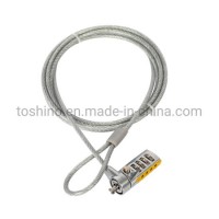 High Quality 4 Digit Combination Notebook Computer Cable Lock (NL020)