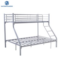 Dormitory Steel Metal Triple Twin Over Full Bunk Beds for School