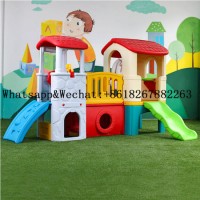 Plastic Slide for Kids Indoor Playground Small Slide Children's Plastics Sliding Toys Blowing P