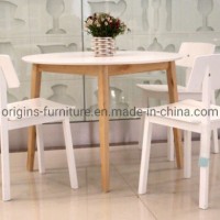 Round Birch Table and Chair