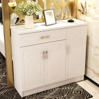 2018 Hot Sale White Wooden Shoe Cabinet