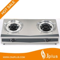 Double Burner Gas Stove  Bigger Fire  Stainless Steel (JP-GC200A)