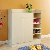 Two Doors Melamine Simple Shoe Cabinet/for Furniture