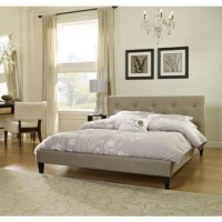 Linen Upholstery Queen Bed