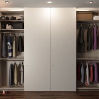 Modern Style Matt Color Finish Storage Solutions Handless Sliding Door Wardrobe